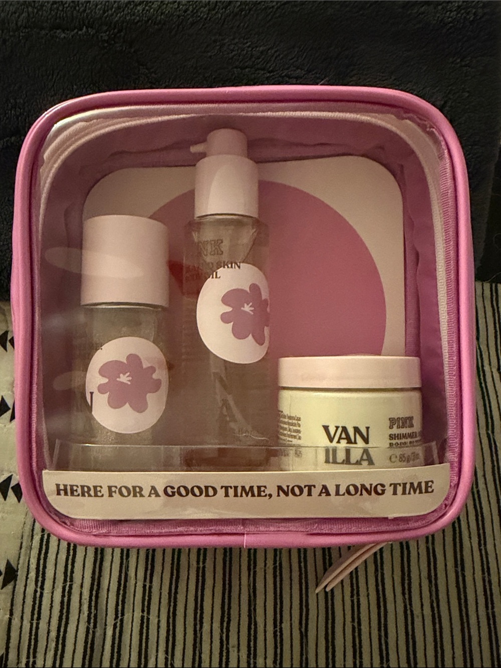 PINK Victoria's Secret Pink Shimmer Bath & Body Gift Set — Pink